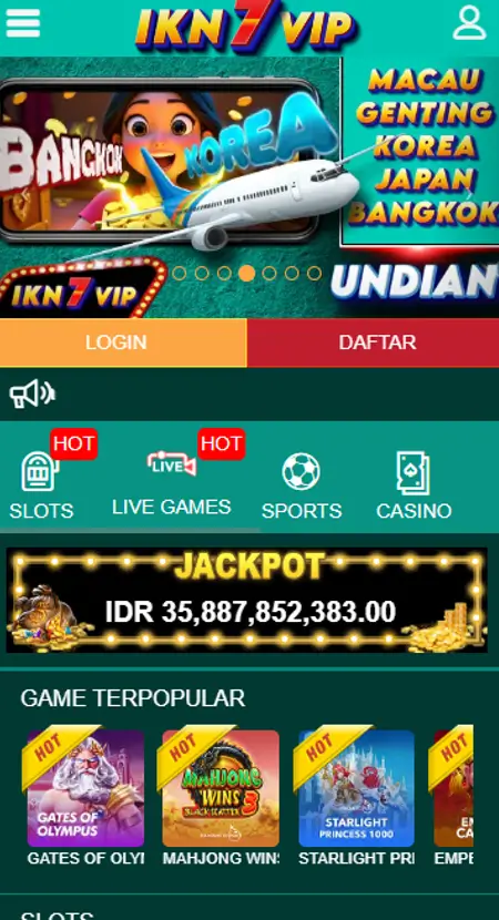 IKN7VIP: SLOT DEPO 50 BONUS 30 SITUS LOGIN MEMBER BARU 2024